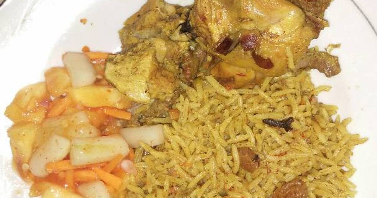 Resep Nasi Kabsah Ayam oleh zakky Almacca  Cookpad