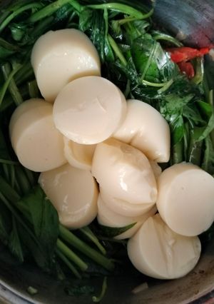 Foto resep Cah Kangkung Tofu