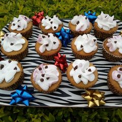 Blueberry flavour Cupcakes# ChristmasbakingContest A picture of Blueberry flavour Cupcakes# ChristmasbakingContest.