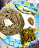 Bajra Roti with Ringda odo