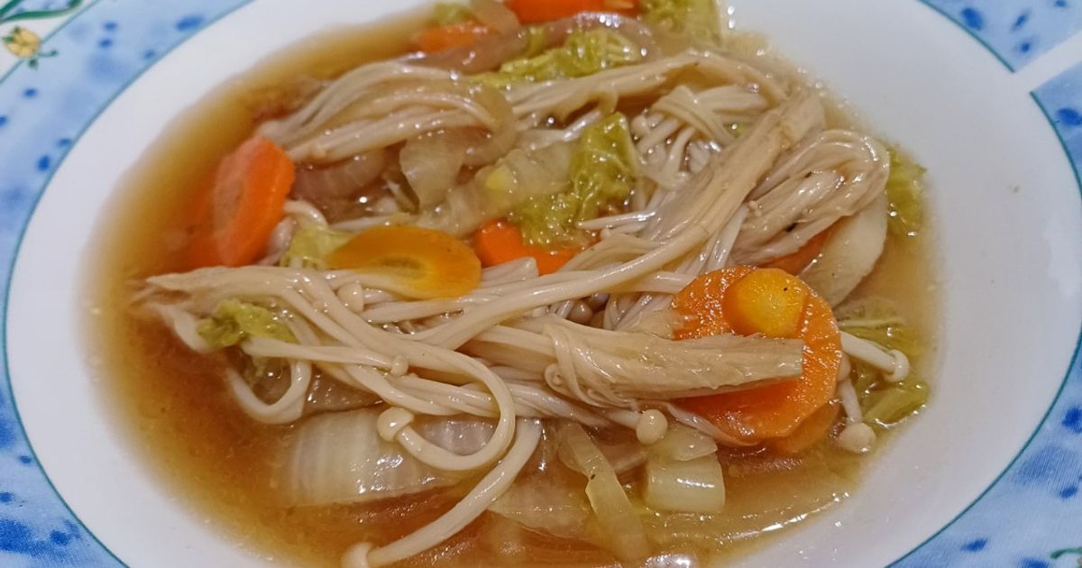 Capcay Jamur Enoki