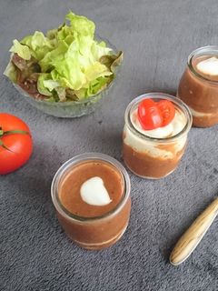 Une photo de Verrines chèvre tomates