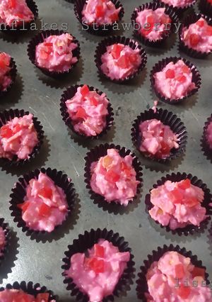 Foto resep Cornflakes Strawberry Praline