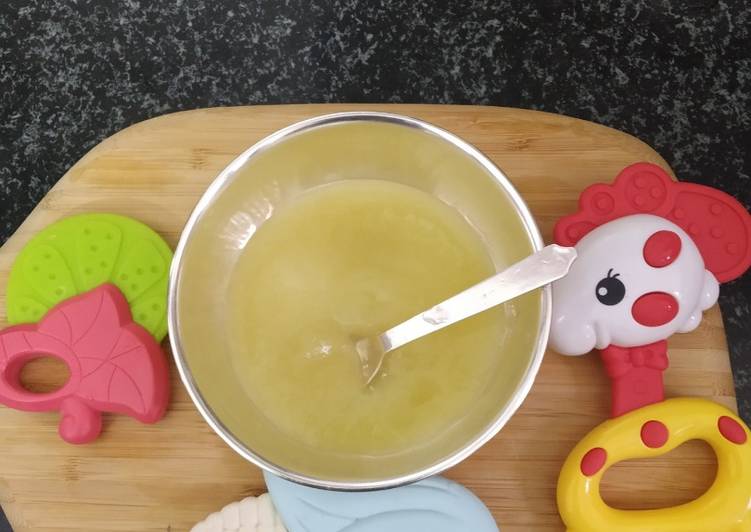 Steamed Apple Puree For Babies