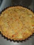 Tarta de cebolla caramelizada y quesos (quiche)