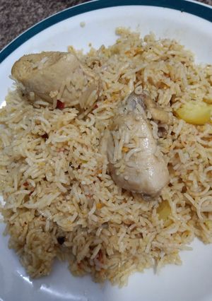 A picture of Chatpata Chicken Pulao.
