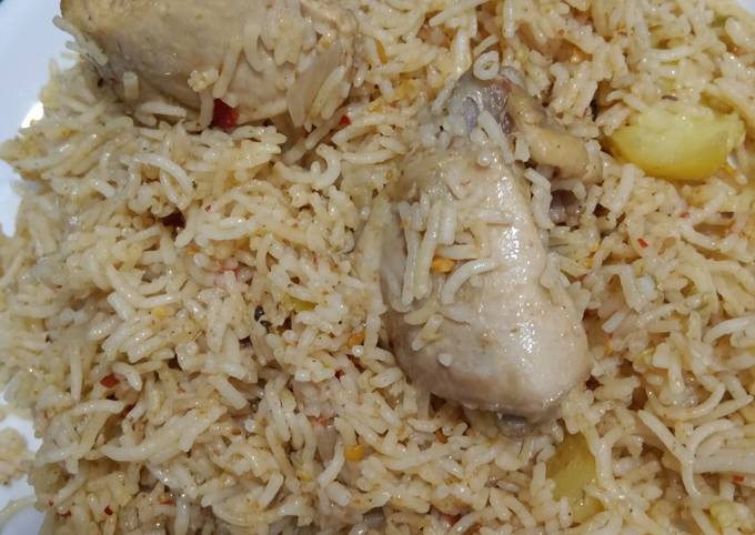 Recipe of Any-night-of-the-week Chatpata Chicken Pulao