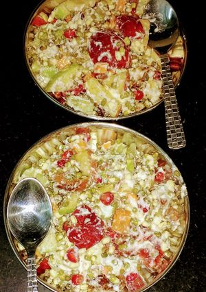 A picture of FreshCurdANDFruitsSaladWithSproutedMoong.