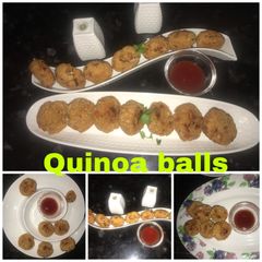 A picture of Quinoa balls.