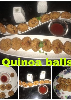 A picture of Quinoa balls.