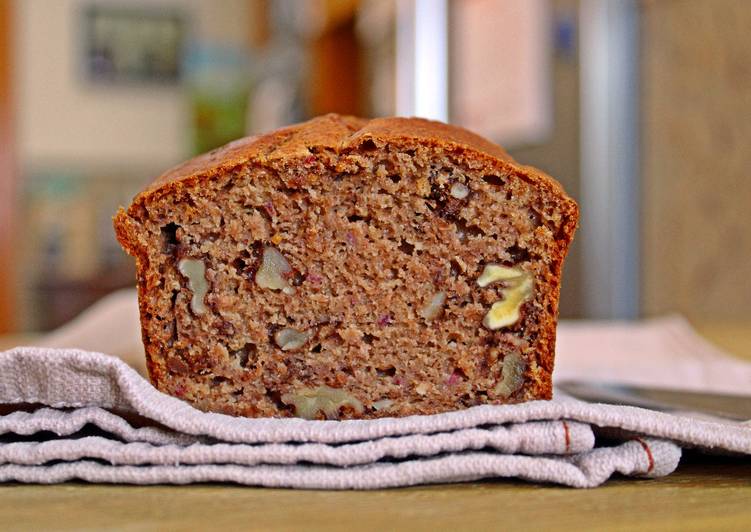 Bizcocho de café y nueces(vegano y sin azúcar)