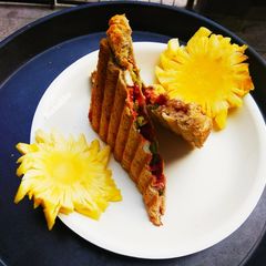 A picture of Grilled Corn Chesse Sandwich.