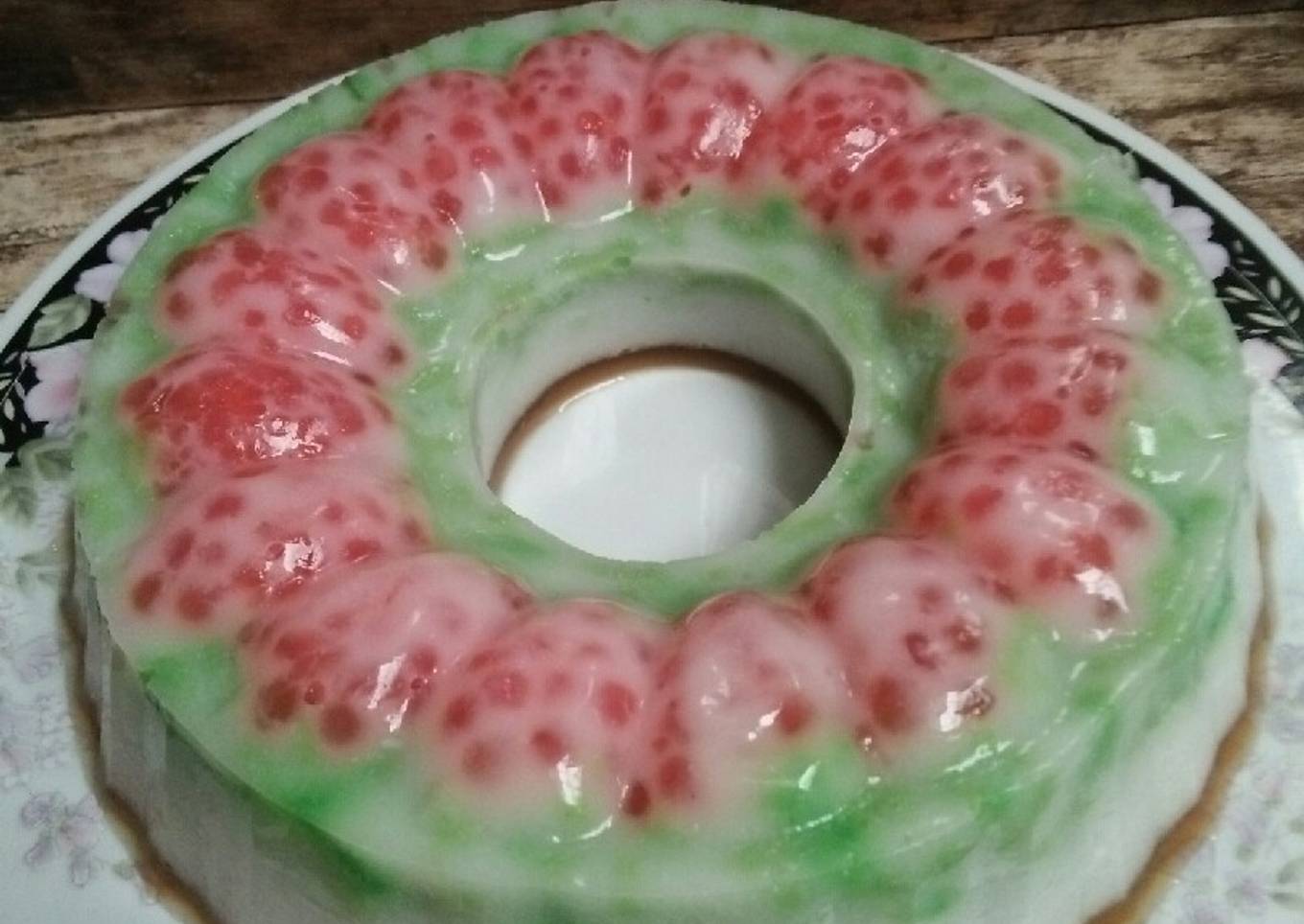 Puding cendol mutiara