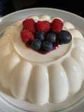 Panna Cotta with Mixed Berries
