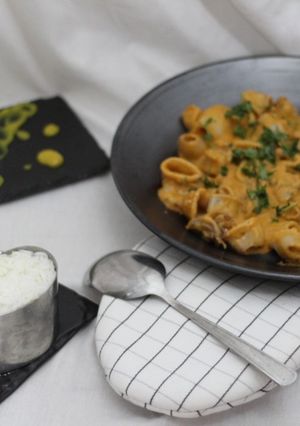 Foto de Lulas com molho mostarda