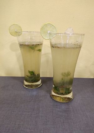 A picture of Masala lemonade.