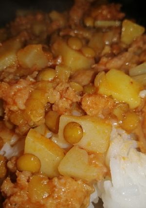 Una foto de Cazuela de chorizo y Lenteja
