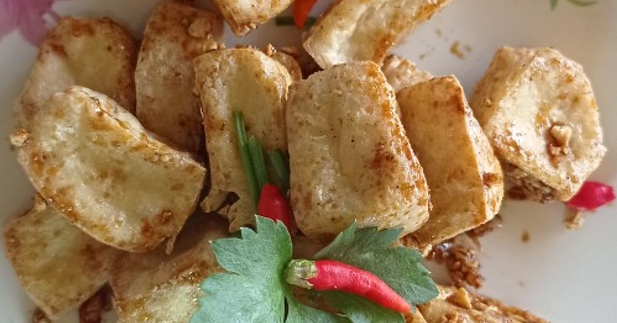 Tahu goreng cabe bawang