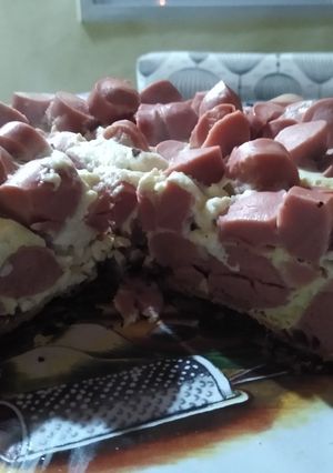 Una foto de Tarta de salchichas