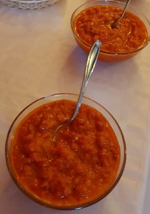 O poză a rețetei Zacuscă cu vinete (gluten free).