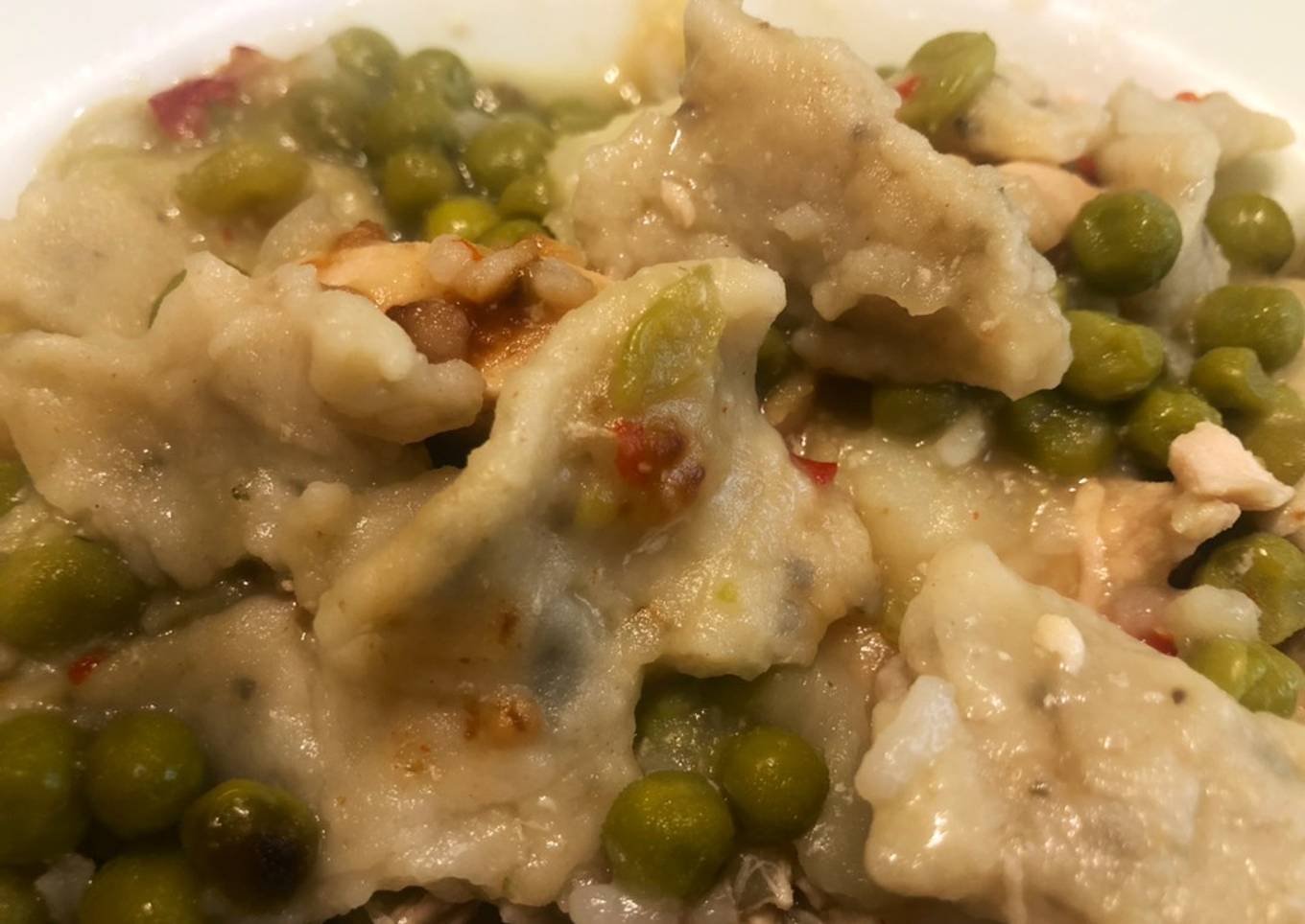 Guiso pollito y masitas a la Maty