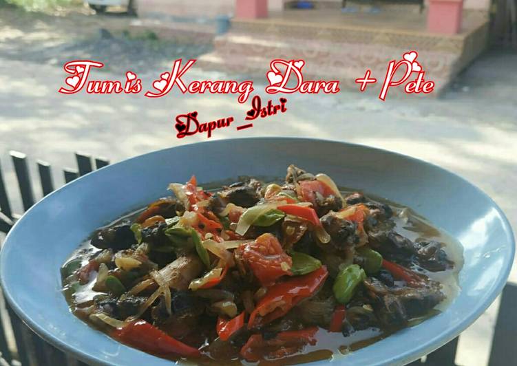 Tumis Kerang Dara + Pete