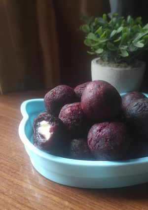 Foto resep Cemilan Ubi Ungu Keju