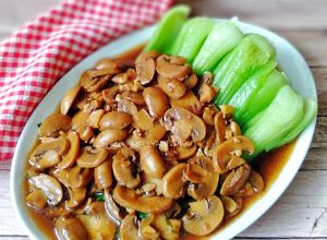 Foto resep Pokcoy siram jamur