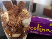 Una foto de dulce de leche chocolinas