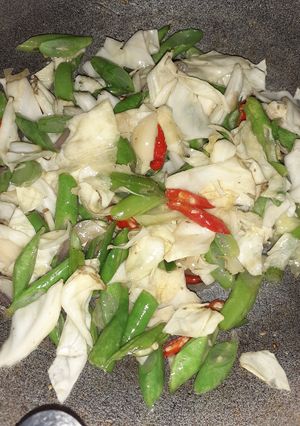Foto resep Tumis kol + buncis simple