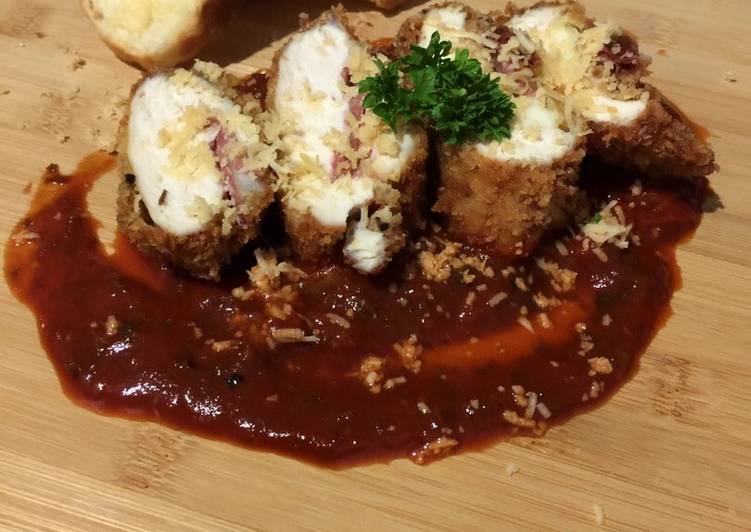 Parmigiana Chicken Cordon Bleu