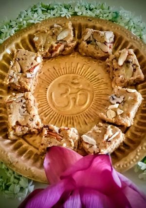 A picture of Milk Powder Burfi.