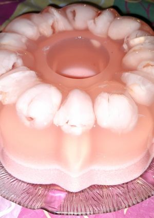 Foto resep Puding Leci Lapis Susu