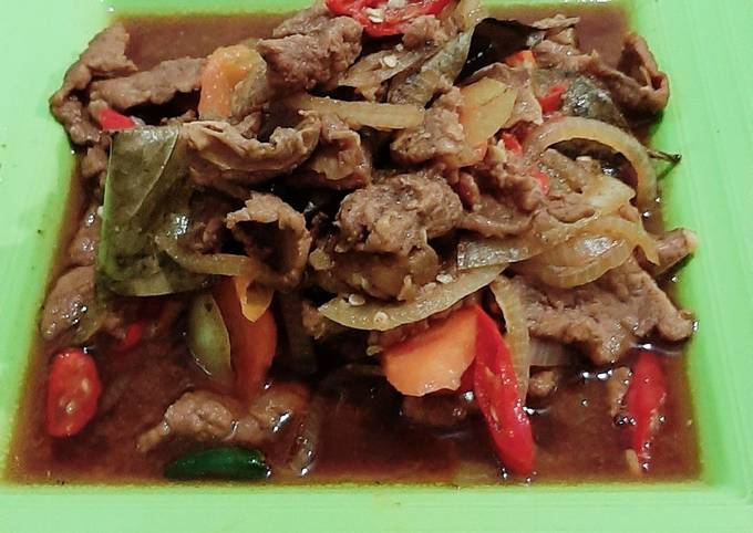 Beef Slice Spicy Ala Yoshinoya