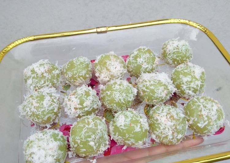 resep cara mengolah Klepon Ubi