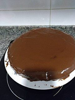 Una foto de Tarta de chocolate con cobertura