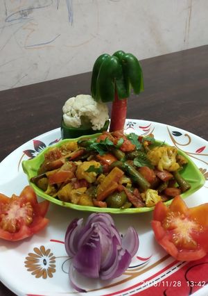 A picture of Indian Mix Veg.