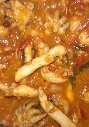 Foto resep Sotong balado simple