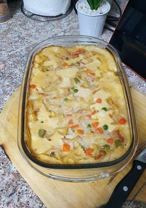 A picture of Tuna Cheesy Casserole.