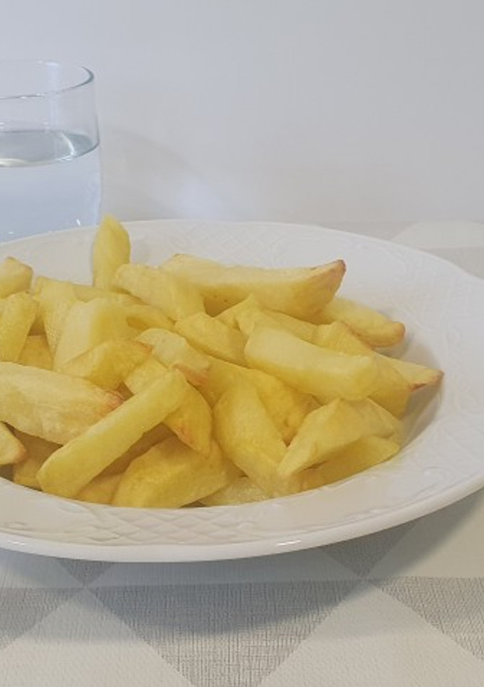 Una foto de Patatas fritas en freidora de aire