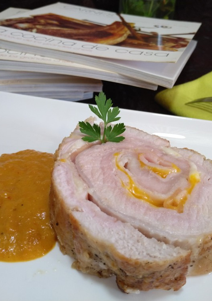 Una foto de Redondo de lomo relleno