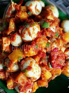 Foto resep Balado telur puyuh dan kentang