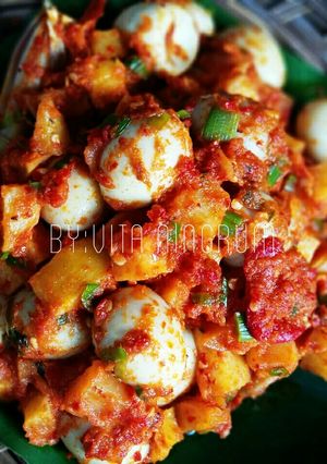 Foto resep Balado telur puyuh dan kentang