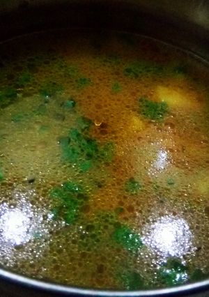 A picture of Jhol Wale Aloo ki sabji.