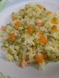 Arroz con arvejas partidas