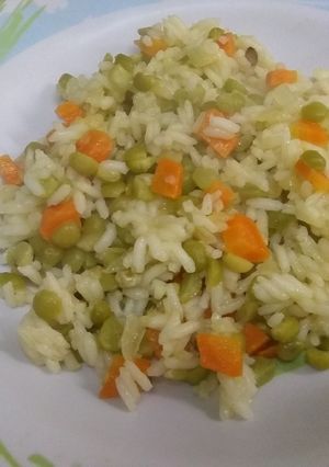 Una foto de Arroz con arvejas partidas