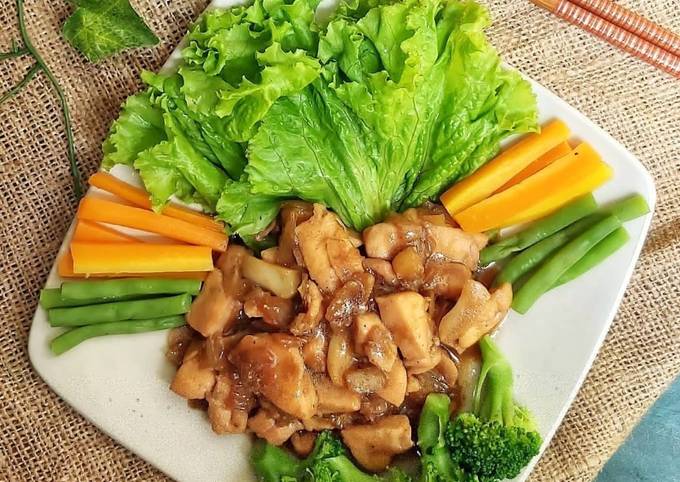 Ayam Saus Teriyaki Praktis