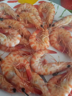 Una foto de Langostinos cocidos