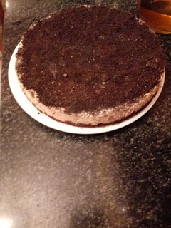 Una foto de Tarta de mousse de capuchino
