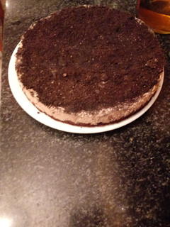 Una foto de Tarta de mousse de capuchino